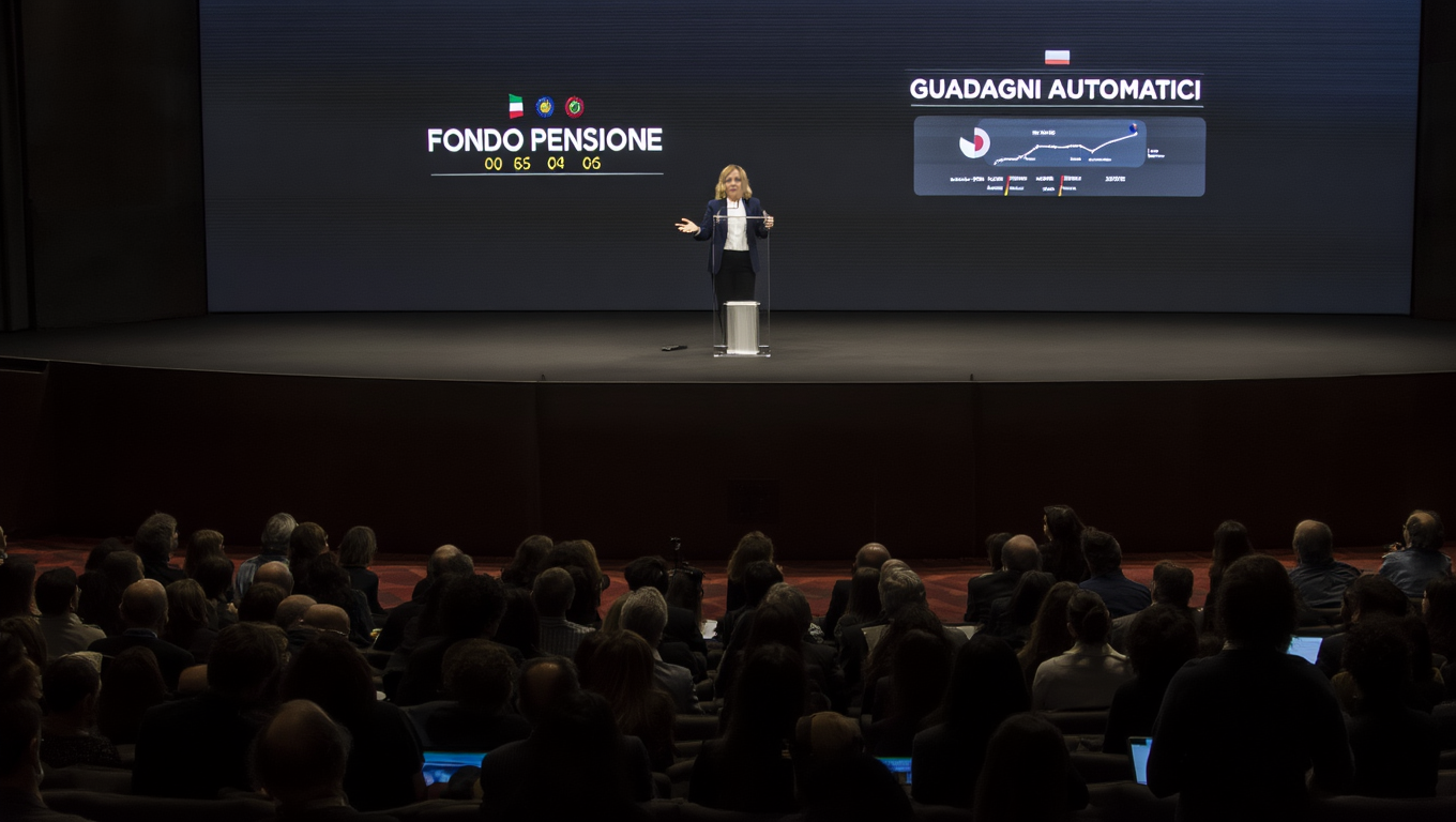 Grafica presentazione Fondo Pensione